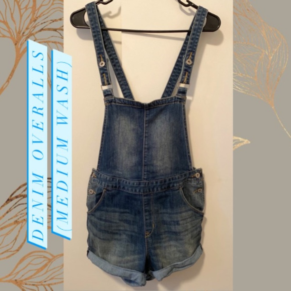 *SOLD LOCALLY* Denim Overalls (Medium Wash)